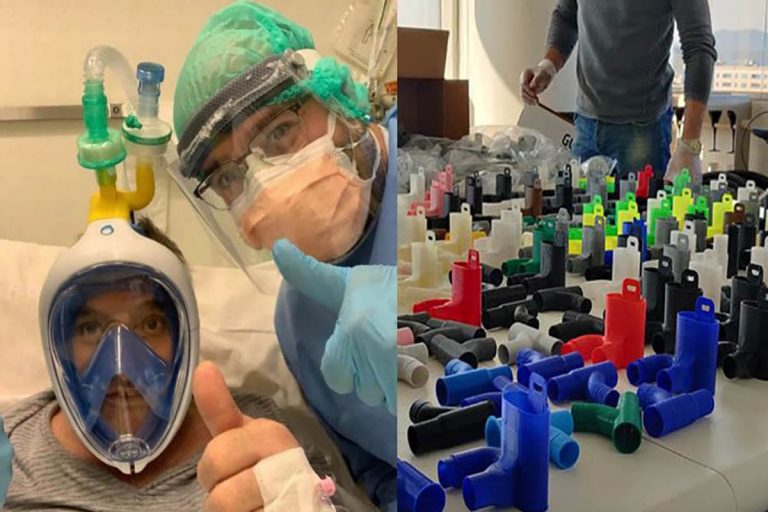 Mancano le mascherine? Negli ospedali si usano quelle da sub