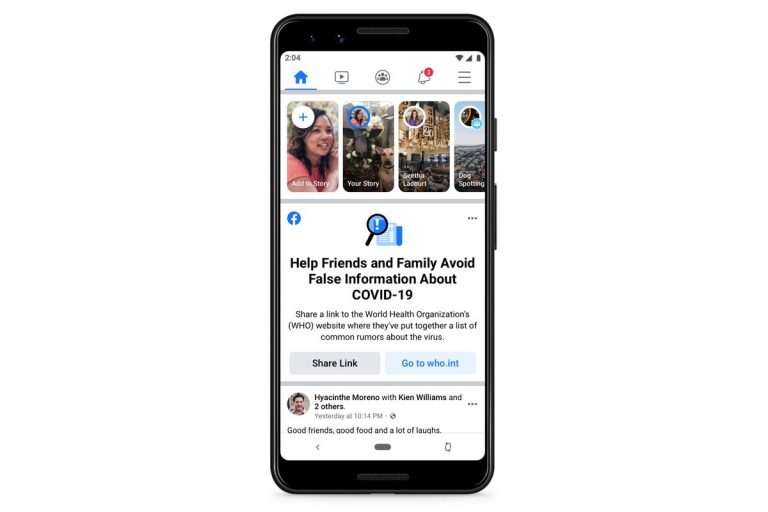 Facebook, invia notifiche per controllare le fake news condivise
