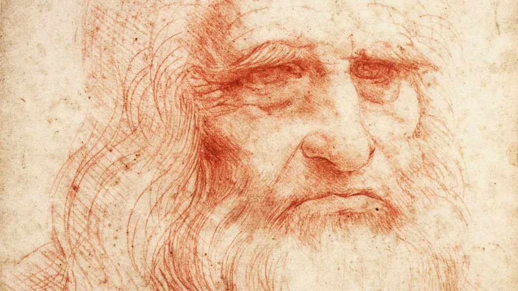 Autoritratto di Leonardo Da Vinci.