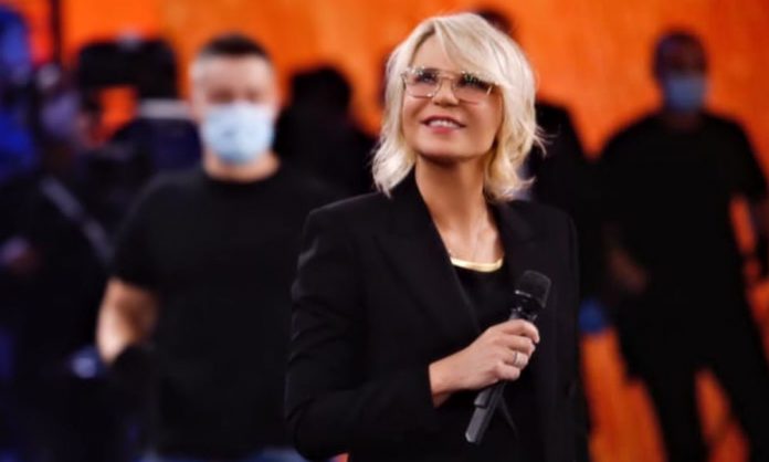 Maria De Filippi, conduttrice di Amici.
