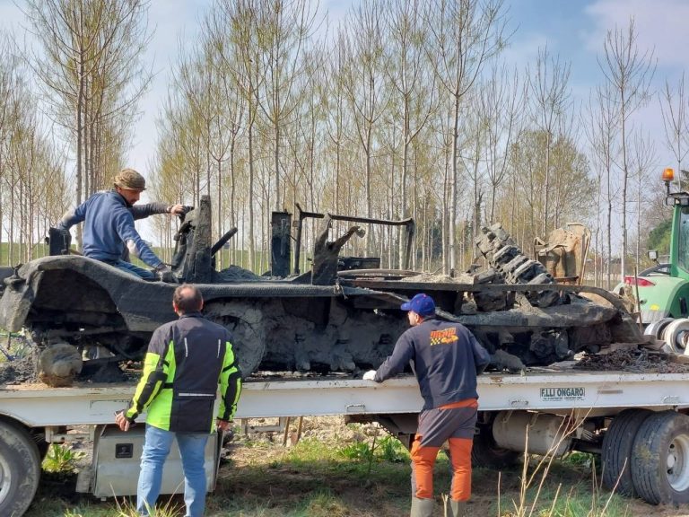 Po in secca: emergono relitti della Seconda guerra mondiale