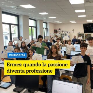 Al Liceo Classico dell’istituto “Alle Stimate”, durante il biennio, si ha la possibilità di partecipare al progetto giornalistico, didattico e multimediale “Ermes”.In questa attività, gli studenti sono i protagonisti. Infatti, periodicamente, gli viene chiesto di proporre idee di articoli ed interviste, con lo scopo di affacciarsi alla propria realtà quotidiana, ponendosi delle domande su ciò che li circonda, sviluppando pensiero critico e capacità di espressione.@mari.comencini ha intervistato il giornalista Matteo Scolari, direttore di Ermes.#giornalismo #multimedia #wordpress #canva