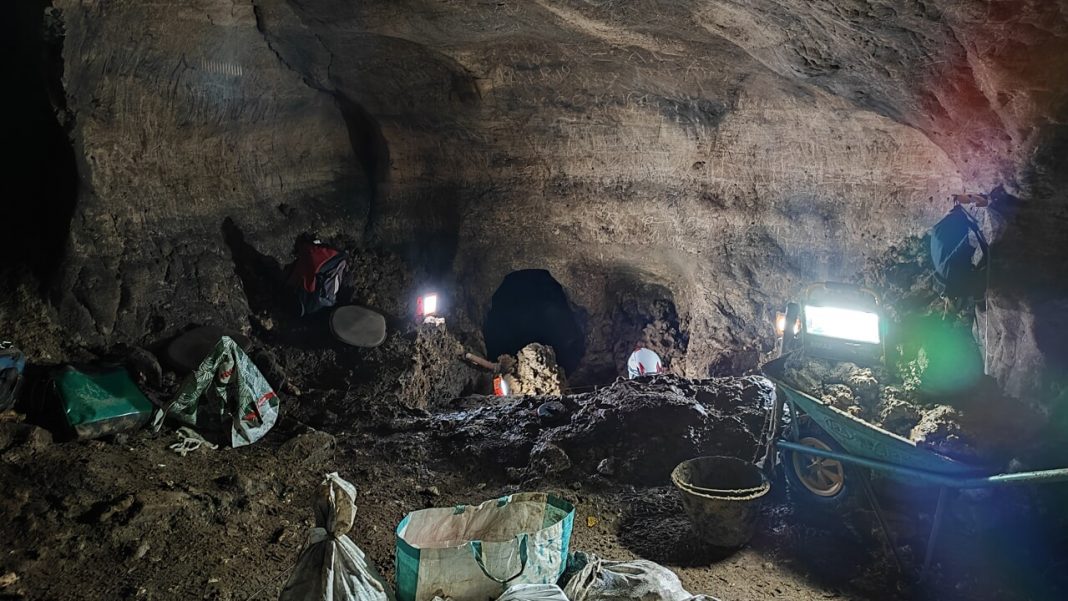 L'area di scavo (foto di Santini Giulia)