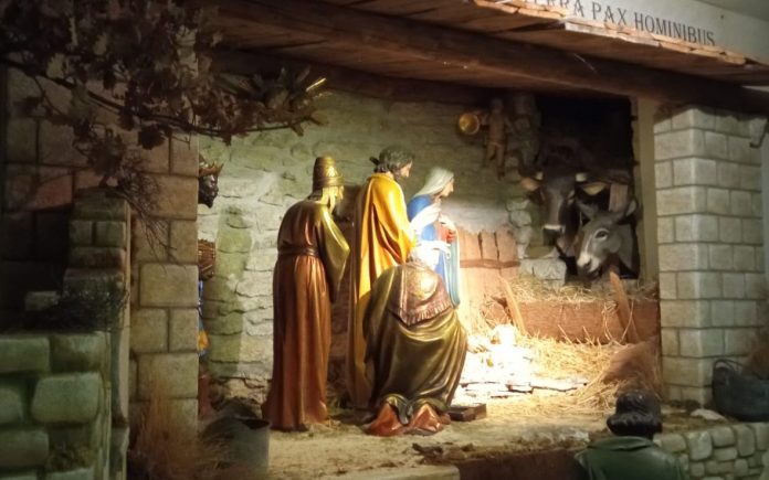Un presepio in esposizione
