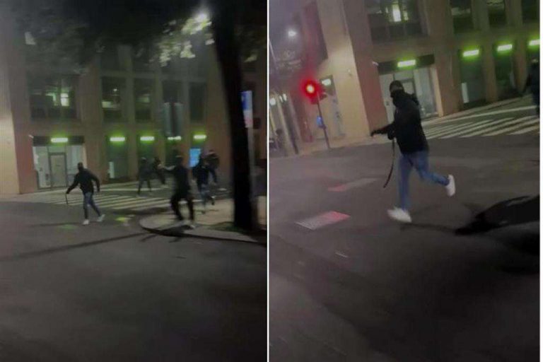 Fermo immagine che testimonia le aggressioni avvenute a Verona. Foto da Avvenire.