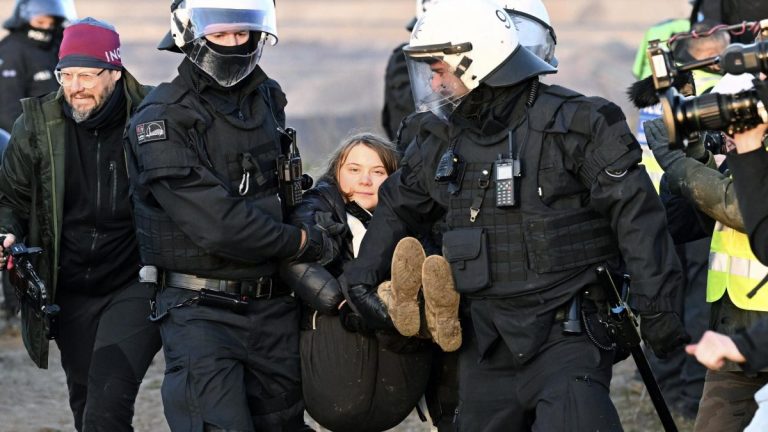 Il presunto arresto di Greta Thunberg