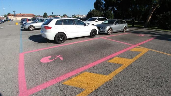 parcheggi rosa
