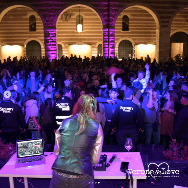 dj verona in love ( fonte: hotelveronesilatorre.it)