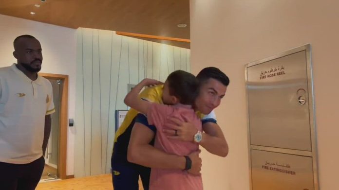 Rabeeh incontra Ronaldo