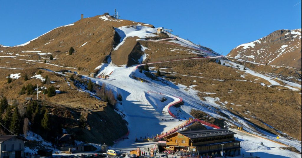 Alpi senza neve (fonte: Il Fatto Quotidiano)