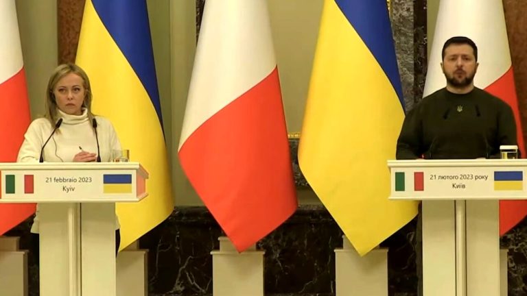 Meloni a Kiev: «Con l’Ucraina fino alla fine»