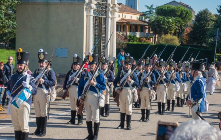 Un'immagine della rievocazione storica di Arcole.