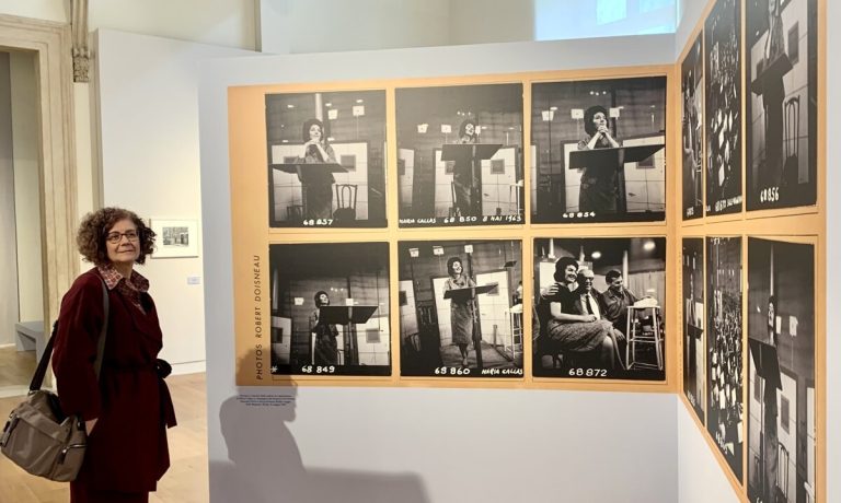 L'assessora alla Cultura Ugolini in visione del percorso espositivo - Robert Doisneau - mostra a Verona
