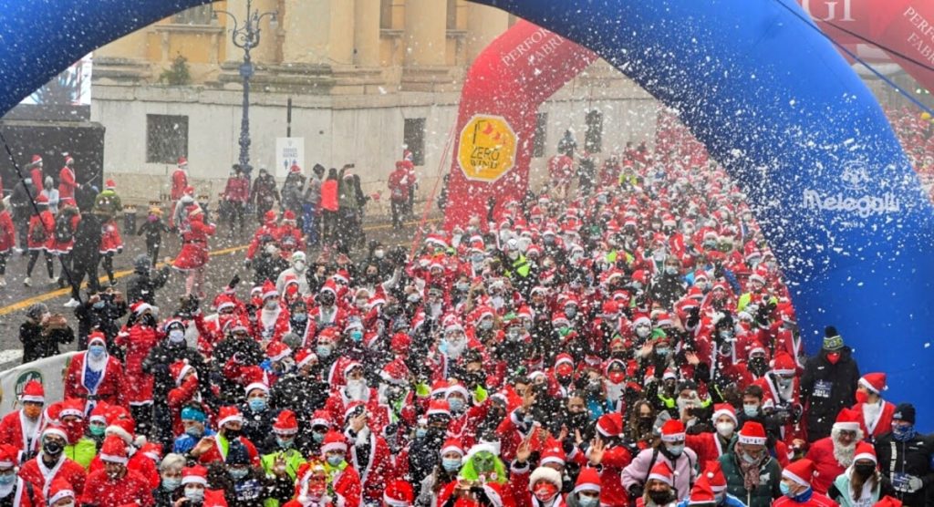 La partenza della Christmas Run