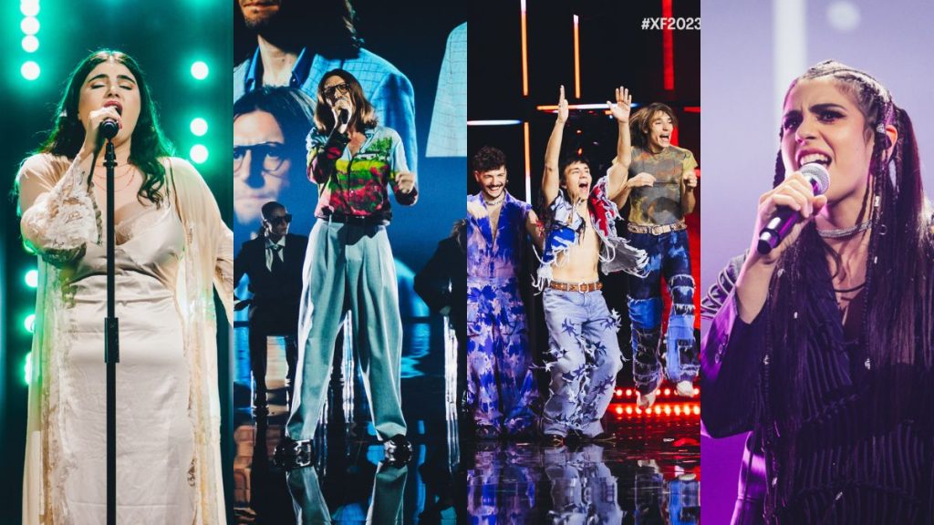 i 4 finalisti dell'ultima edizione di X Factor foto presa da Il Quotidiano Italiano