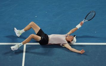 Fenomeno Sinner in Italia: boom di iscritti alla FITP. I circoli veronesi seguono la tendenza Jannik Sinner esulta dopo la vittoria agli Austrialian open avvenuti nel 28 gennaio 2024