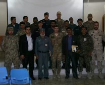 Fabrizio con dei colleghi 