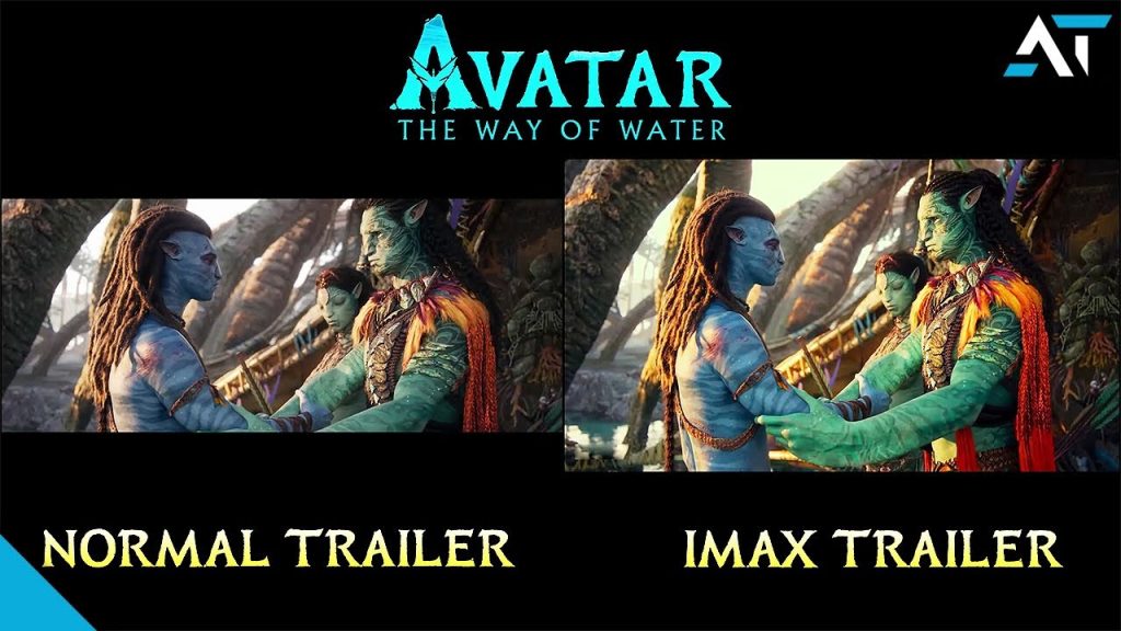 Comparazione della visione tra schermo normale e IMAX