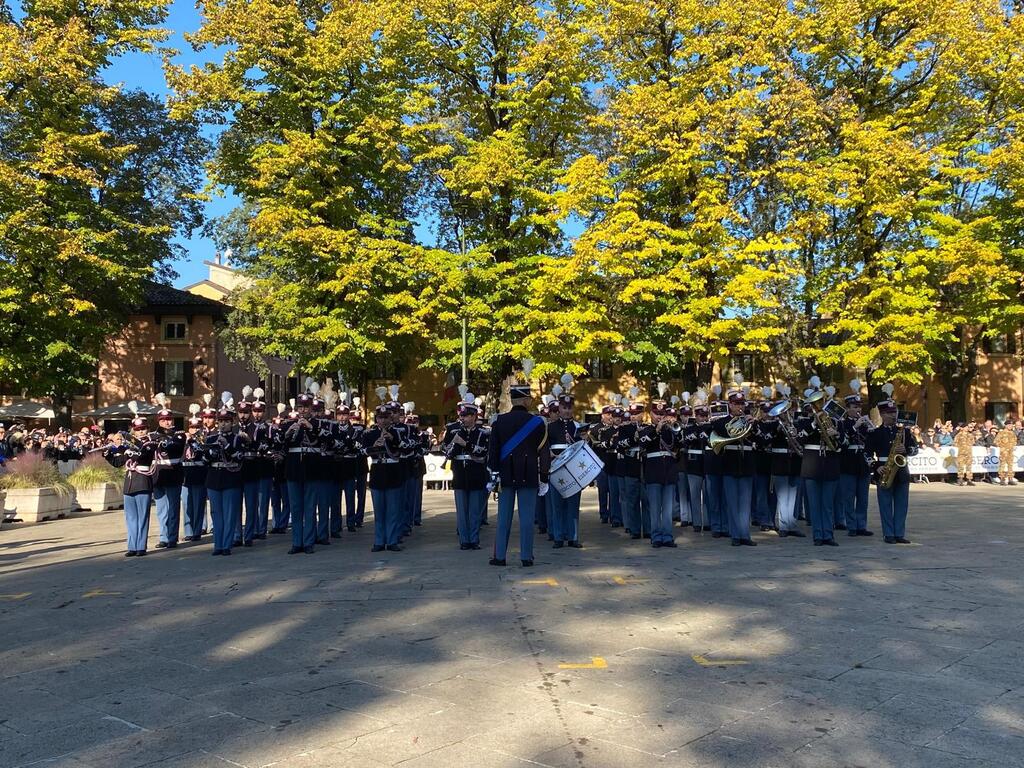 Anche la Banda Nazionale dell'Esercito ha preso parte alla cerimonia.