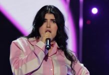 Maria Tomba: dalla sua cameretta al palco dell’Ariston Maria Tomba sul palco di Sanremo giovani (fonte: Corriere del Veneto)
