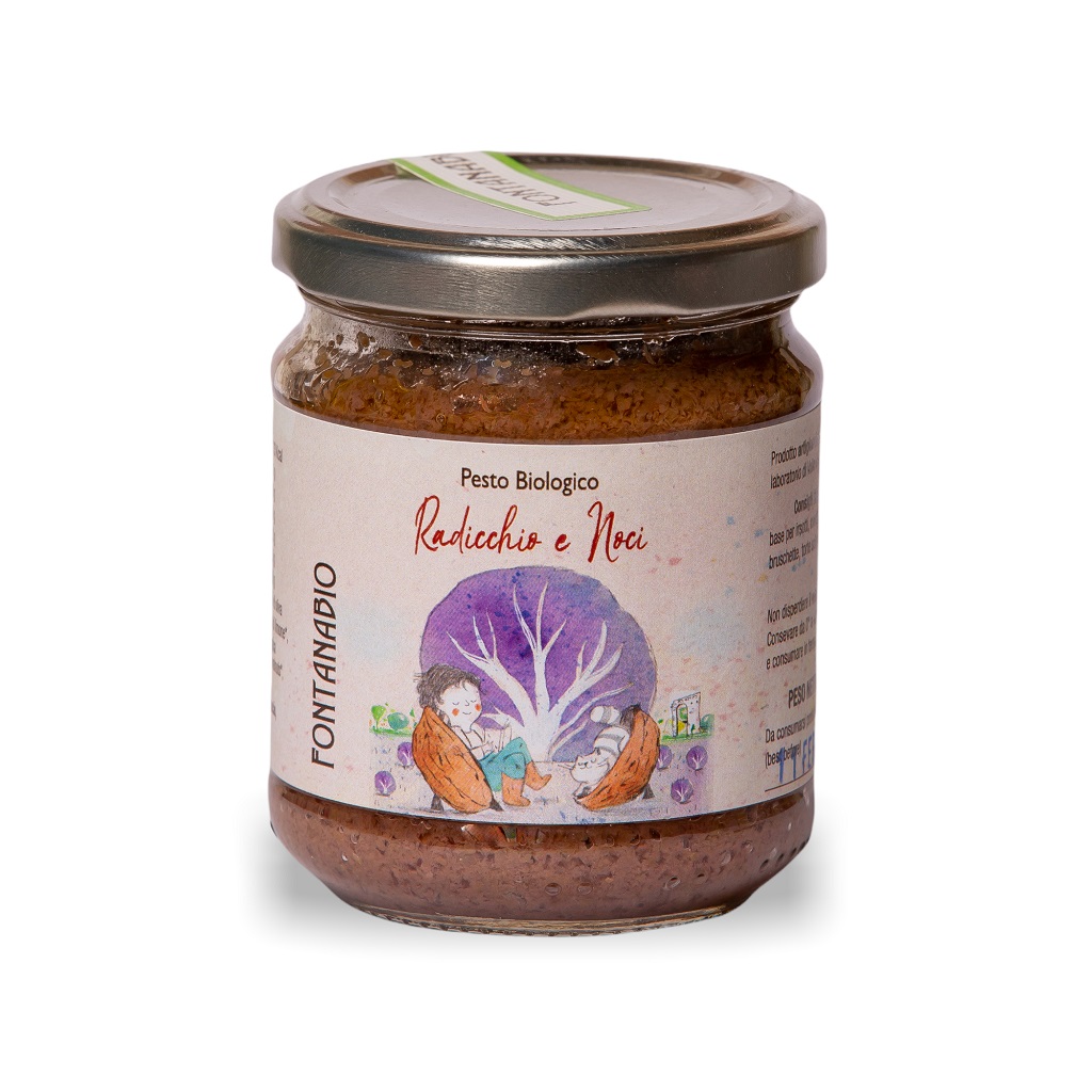 Un esempio di pesto biologico prodotto da FontanaBio