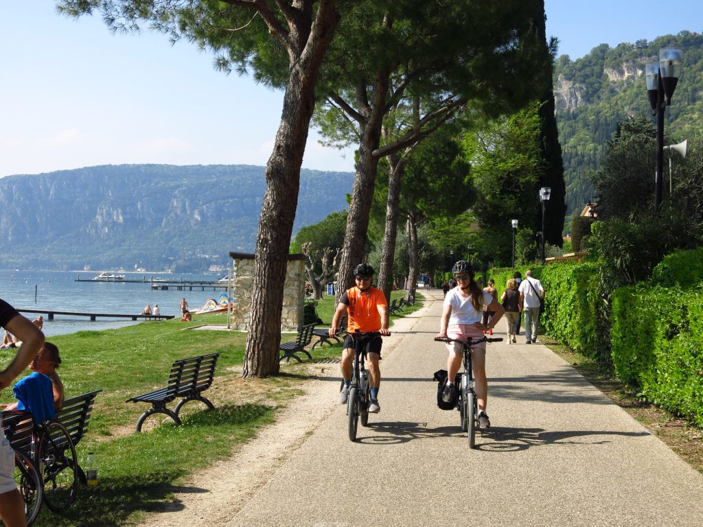 bicicletta sul lago di Garda