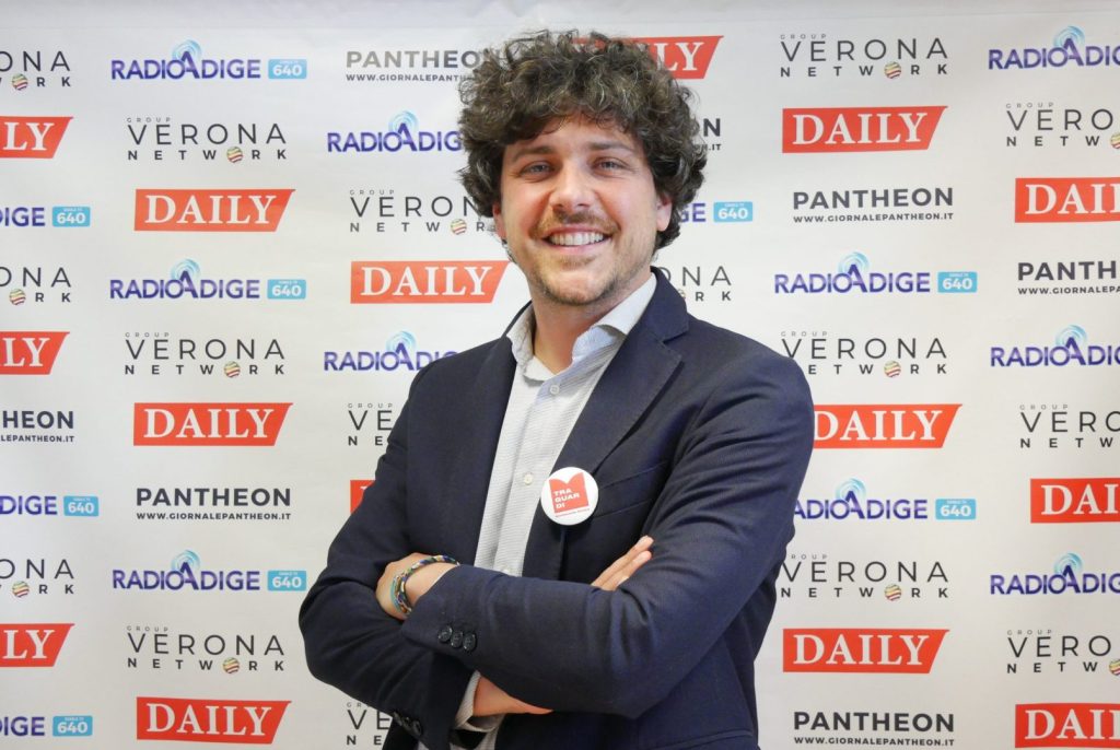 Tommaso Ferrari, assessore alla mobilità. immagine da: daily.veronanetwork.it