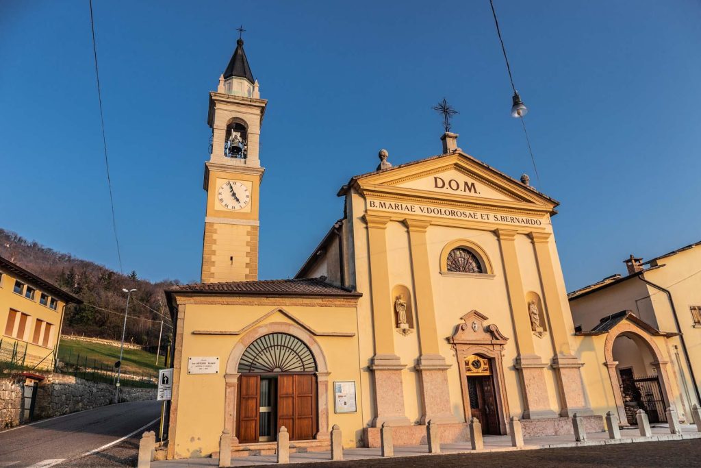 Santuario della Madonna dei Sette Dolori nonché Chiesa di San Bernardo di Chiaravalle a Lughezzano.