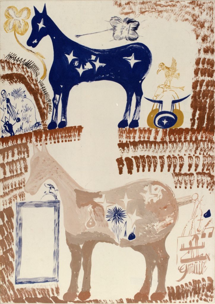 Quadro 246 B di Carlo Zinelli (Fondazione Culturale Carlo Zinelli)