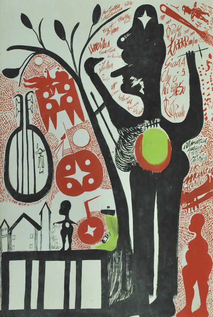 Quadro 703 A di Carlo Zinelli (Fondazione Culturale Carlo Zinelli)