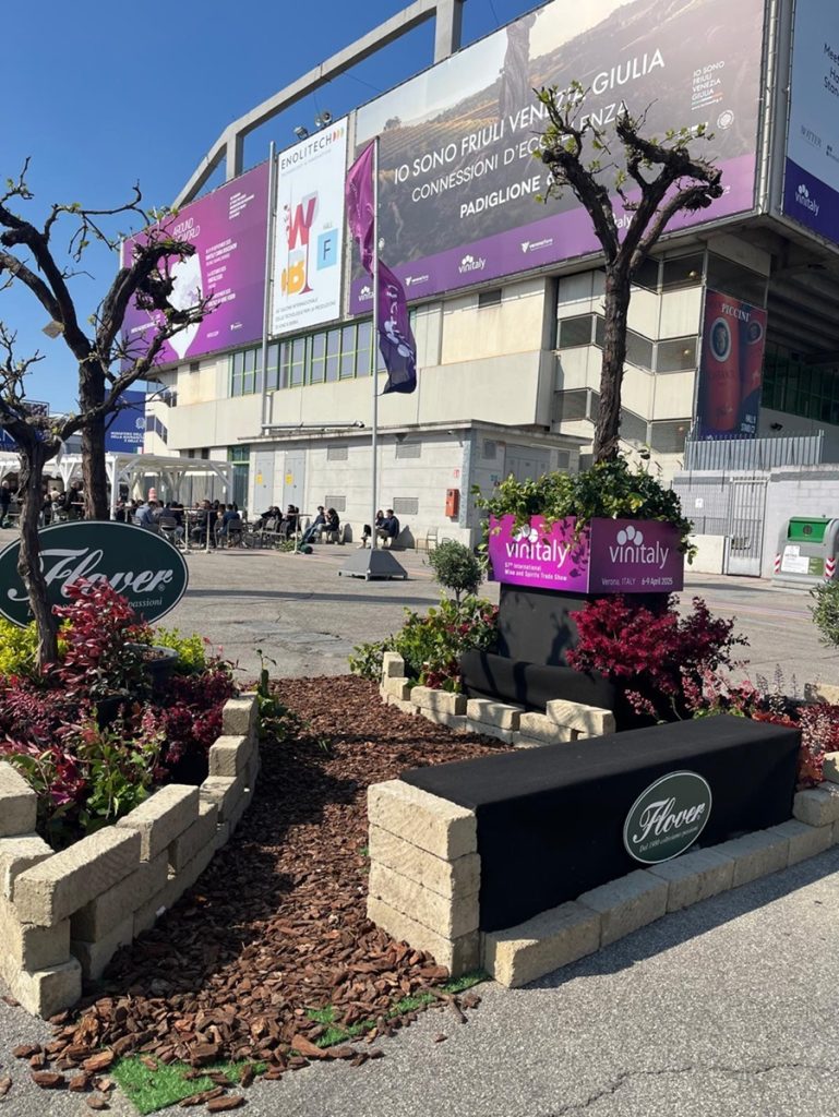 La Fiera di Verona allestita in occasione del Vinitaly 2025