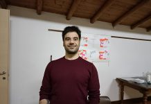 Alessandro Bordini, il buio come nuova luce Alessandro ad un incontro adolescenti