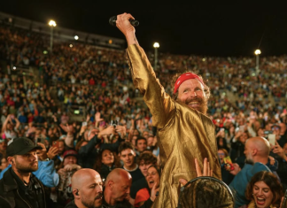 La primavera di Jovanotti al PalaJova 2025 Jovanotti durante il PalaJova 2025 a Verona