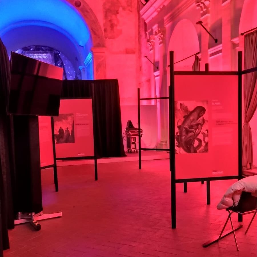 Percorso all'interno dell'auditorium.