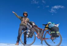 Monica Consolini e il giro del mondo in bicicletta